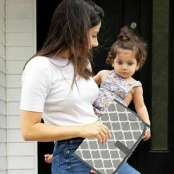 Rose Matelas à Langer Pliants Pour Bébé, Grand Matelas à Langer Lavable Et Imperméable Pour Bébé, Matelas à Langer Pliable Portable Pour Nouveau-né Et Nourrisson -ATMOSPHERA || Songmics Soldes Boutique 91751570 3