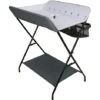 Skecten® Table à Langer Pliante Avec Panier De Rangement à Côté Structure En Fer Charge Max 25KG Pour Nouveaux-Nés Design Ergonomique Table à Langer Pliable Et Portable Gris 2 Skecten® Table à Langer Pliante Avec Panier De Rangement à Côté Structure En Fer Charge Max 25KG Pour Nouveaux-Nés Design Ergonomique Table à Langer Pliable Et Portable Gris -ATMOSPHERA || Songmics Soldes Boutique 92380639 1