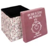 Paris Prix - Pouf & Coffre Enfant Madame Princesse 30cm Rose -ATMOSPHERA || Songmics Soldes Boutique 92888361 1