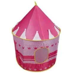 Tente Enfants Bébé Princesse Pop Up Chateau Filles 135 X105cm Rose -ATMOSPHERA || Songmics Soldes Boutique 93356185 3