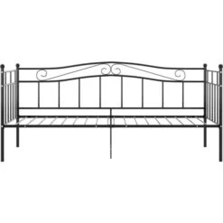 Cadre De Canapé-lit, Lit Adulte Pour 1 Personnes, Structure De Lit, Assemblage Facile, Noir Métal 90x200 Cm OIB2157E -ATMOSPHERA || Songmics Soldes Boutique 95182687 3