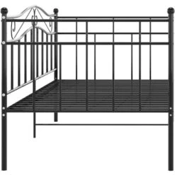 Cadre De Canapé-lit, Lit Adulte Pour 1 Personnes, Structure De Lit, Assemblage Facile, Noir Métal 90x200 Cm OIB2157E -ATMOSPHERA || Songmics Soldes Boutique 95182687 5