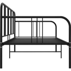 Cadre De Canapé-lit, Lit Adulte Pour 1 Personnes, Structure De Lit, Assemblage Facile, Noir Métal 90x200 Cm OIB3785E -ATMOSPHERA || Songmics Soldes Boutique 95183143 5