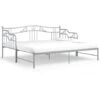 Cadre De Canapé-lit Extensible, Lit Adulte Pour 1 Personnes, Structure De Lit, Assemblage Facile, Gris Métal 90x200 Cm OIB1544E -ATMOSPHERA || Songmics Soldes Boutique 95183272 1