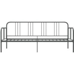 Cadre De Canapé-lit, Lit Adulte Pour 1 Personnes, Structure De Lit, Assemblage Facile, Gris Métal 90x200 Cm OIB9969E -ATMOSPHERA || Songmics Soldes Boutique 95183404 3