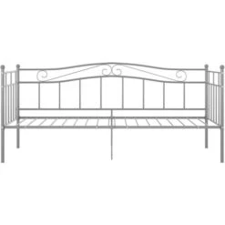 Cadre De Canapé-lit, Lit Adulte Pour 1 Personnes, Structure De Lit, Assemblage Facile, Gris Métal 90x200 Cm OIB5113E -ATMOSPHERA || Songmics Soldes Boutique 95183563 3