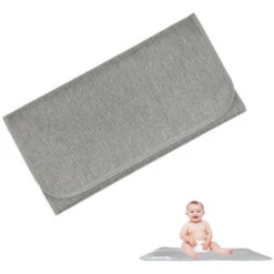 Matelas à Langer De Voyage Pliable Matelas à Langer Portable Pour Bébé, Gris