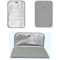 Matelas à Langer De Voyage Pliable Matelas à Langer Portable Pour Bébé, Gris -ATMOSPHERA || Songmics Soldes Boutique 95505690 3