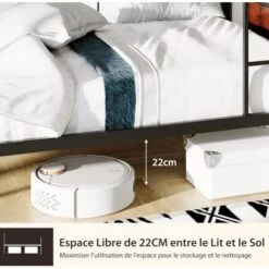 COSTWAY Lit Superposé En Métal 90x190CM, 2 Lits Simples Détachables Pour Adulte Enfant Avec Échelle, Garde-Corps, Dispositif Anti-basculement, Style Industriel, Pour Chambre à Coucher, Dortoir -ATMOSPHERA || Songmics Soldes Boutique 95980001 3