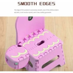 Tabouret Pliable En Plastique, Marchepied Pliant Plastique, Escabeau Pliant Plastique, Marche Pied Pour Adulte, Tabouret De Douche Pliable Plastique Pour La Cuisine, La Salle De Bain -ATMOSPHERA || Songmics Soldes Boutique 97518240 3