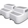 Tabouret Pour Enfants Marche Pieds Enfant Antidérapant En Deux étapes Avec Poignée Tabouret Rehausseur Pour Tout-Petits Convient Aux Enfants De Plus De 18 Mois(Paquet De 2) -ATMOSPHERA || Songmics Soldes Boutique 97662327 1