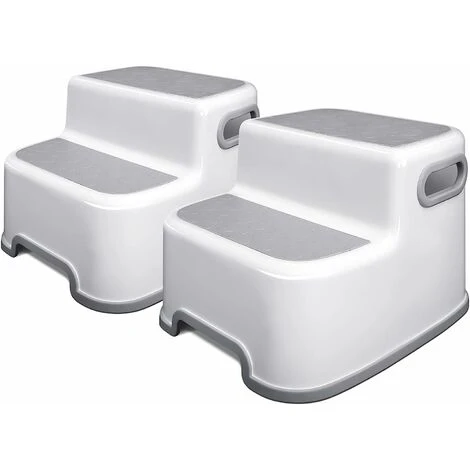 Tabouret Pour Enfants Marche Pieds Enfant Antidérapant En Deux étapes Avec Poignée Tabouret Rehausseur Pour Tout-Petits Convient Aux Enfants De Plus De 18 Mois(Paquet De 2) 3 Tabouret Pour Enfants Marche Pieds Enfant Antidérapant En Deux étapes Avec Poignée Tabouret Rehausseur Pour Tout-Petits Convient Aux Enfants De Plus De 18 Mois(Paquet De 2)