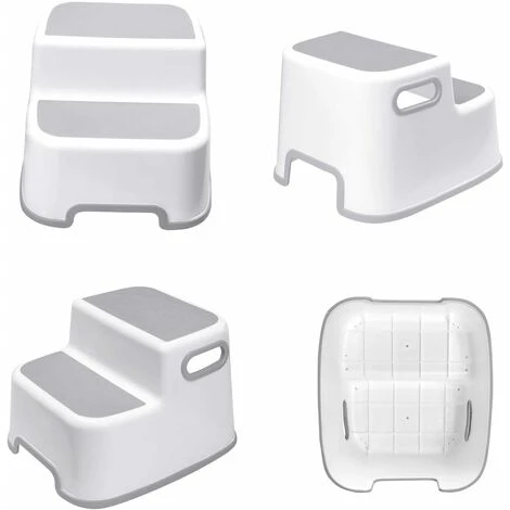 Tabouret Pour Enfants Marche Pieds Enfant Antidérapant En Deux étapes Avec Poignée Tabouret Rehausseur Pour Tout-Petits Convient Aux Enfants De Plus De 18 Mois(Paquet De 2) 4 Tabouret Pour Enfants Marche Pieds Enfant Antidérapant En Deux étapes Avec Poignée Tabouret Rehausseur Pour Tout-Petits Convient Aux Enfants De Plus De 18 Mois(Paquet De 2) – Image 2