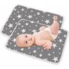 2 Pièces Bébé Matelas à Langer Imperméable Pour Bébés Et Tout-petits Matelas à Langer Lavable Portable Pliable Nouveau-né Matelas à Langer En Déplacement 50x70 Cm