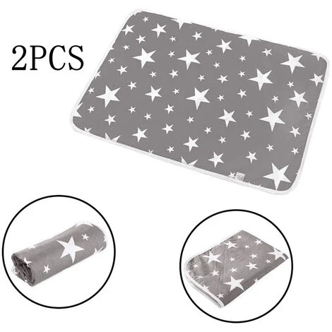2 Pièces Bébé Matelas à Langer Imperméable Pour Bébés Et Tout-petits Matelas à Langer Lavable Portable Pliable Nouveau-né Matelas à Langer En Déplacement 50x70 Cm 5 2 Pièces Bébé Matelas à Langer Imperméable Pour Bébés Et Tout-petits Matelas à Langer Lavable Portable Pliable Nouveau-né Matelas à Langer En Déplacement 50x70 Cm – Image 3