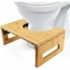 Tabouret De Toilette Pliable, Marchepieds De Toilette Pour Adultes, Tabouret En Bois Peut Soulager La Constipation, Adapté Pour La Salle De Bain, Les Toilettes