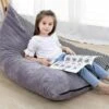 Pouf Poire Géant Enfant Peluche Sac Haricots Pouf Adultes, Sac Fèves Pouf Rangement Jouets Stockage Géant, Fauteuils Poire Sol Jouet Adolescents -ATMOSPHERA || Songmics Soldes Boutique 98985212 1