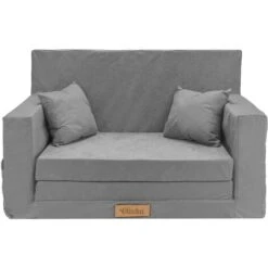 Canapé Enfant Flumi Gris Pliable