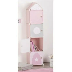ATMOSPHERA Tour De Rangement Colonne Rose Autres Rose -ATMOSPHERA || Songmics Soldes Boutique 99909693 3